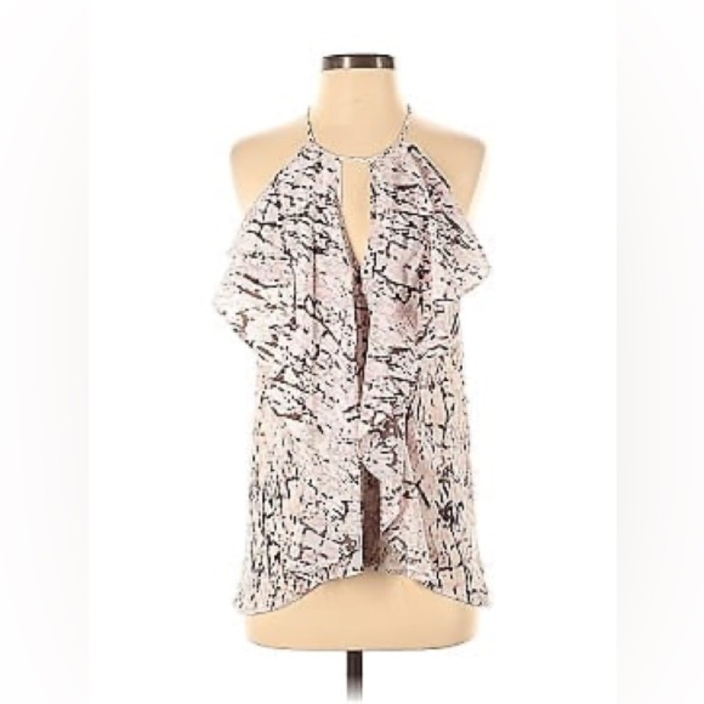 Robbi & Nikki Sleeveless Halter Blouse